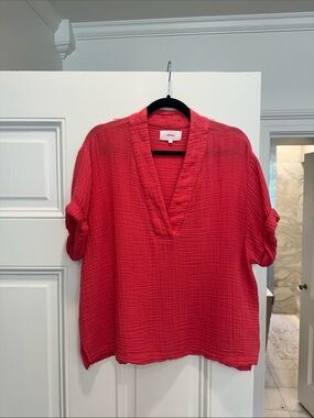 Xirena Coral-Red Avery Top